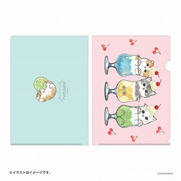 mofusand クリアファイル(クリームソーダ) file