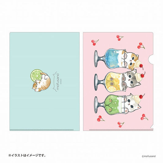 mofusand クリアファイル(クリームソーダ) file