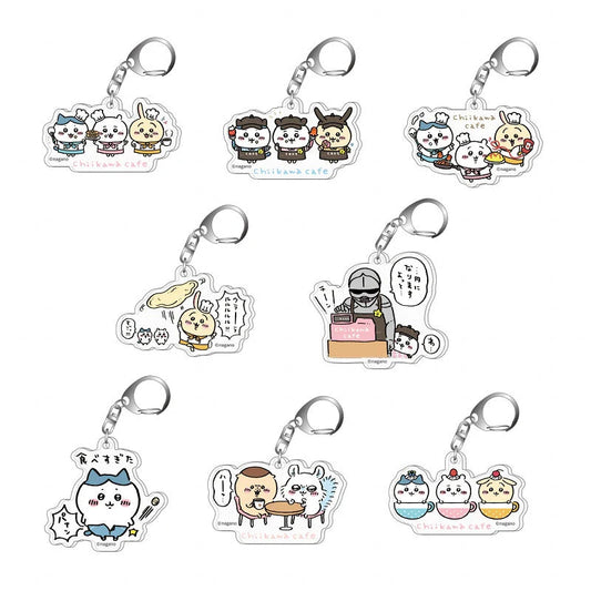 Chikawa Cafe Random Acrylic Keychain (8 types in total) kc.