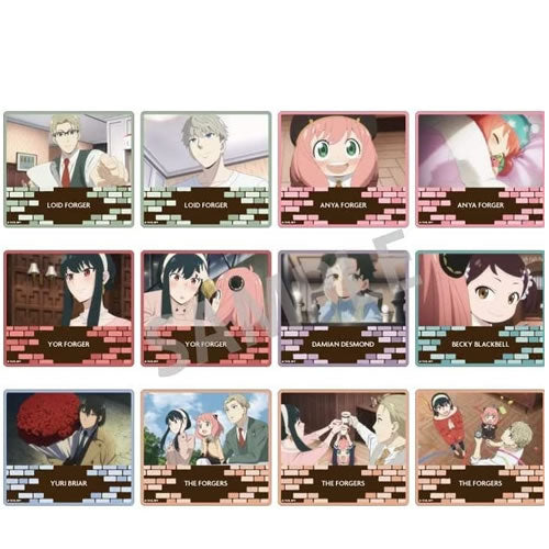 SPY×FAMILY トレーディングスクエアクリアカード card
