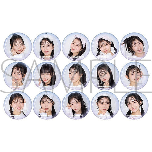 アイドルSTU48 缶バッジコレクション／全15種（実写） badge (MOVIC)