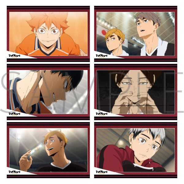 ハイキュー!! TO THE TOP メモリアルポストカードセット 6 pieces セット Karasuno VS Inarizaki