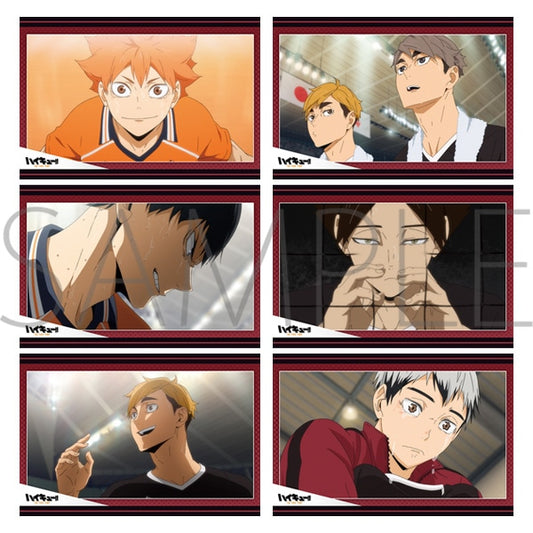 ハイキュー!! TO THE TOP メモリアルポストカードセット 6 pieces セット Karasuno VS Inarizaki