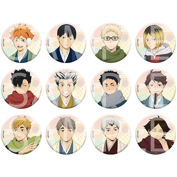 ハイキュー!! 和紙風トレーディング缶バッジ badge (MOVIC)