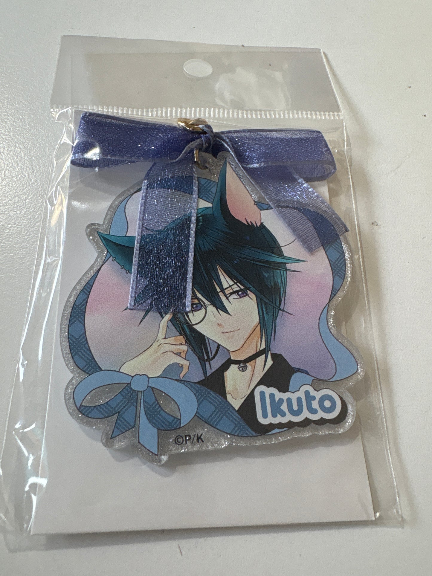 【限定】『しゅごキャラ！』×浅草花やしき リボン付きアクリルキーホルダー 月詠 イクト (池袋)