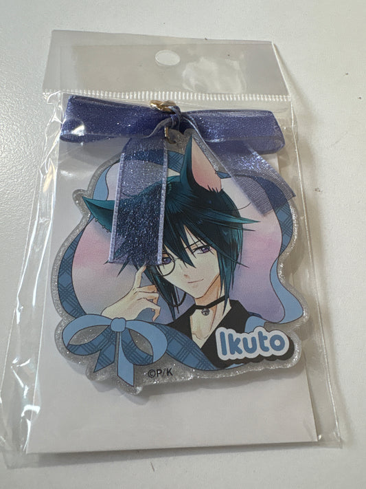 【限定】『しゅごキャラ！』×浅草花やしき リボン付きアクリルキーホルダー 月詠 イクト (池袋)