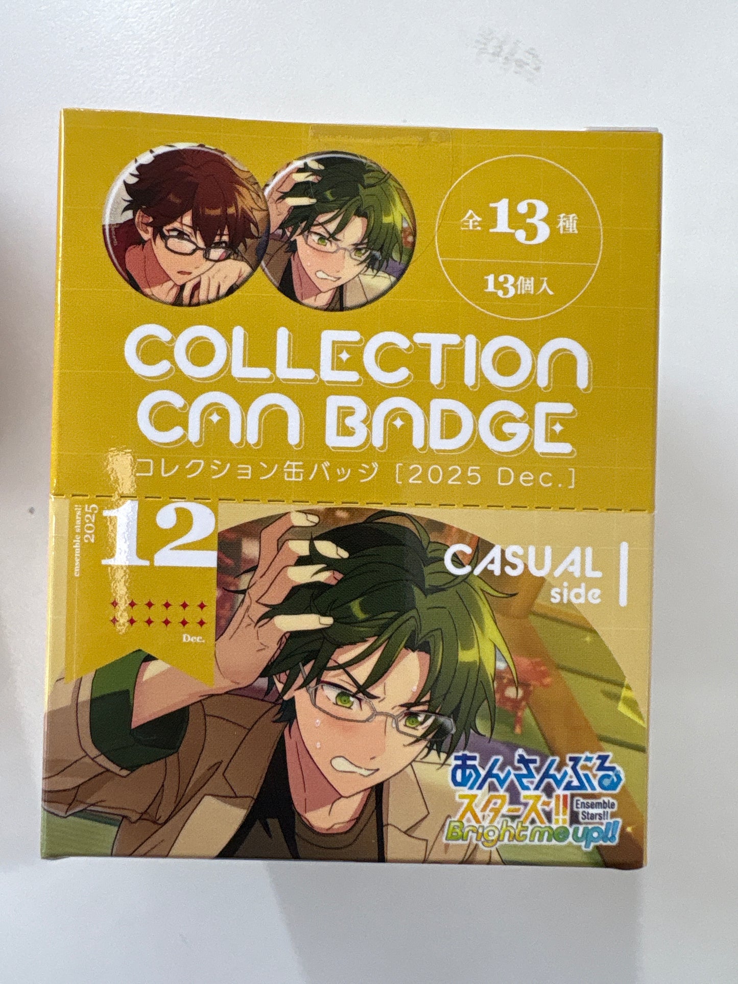 あんさんぶるスターズ！！Bright me up!! コレクション缶バッジ［2025 Dec.］-Casual Side- (池袋)