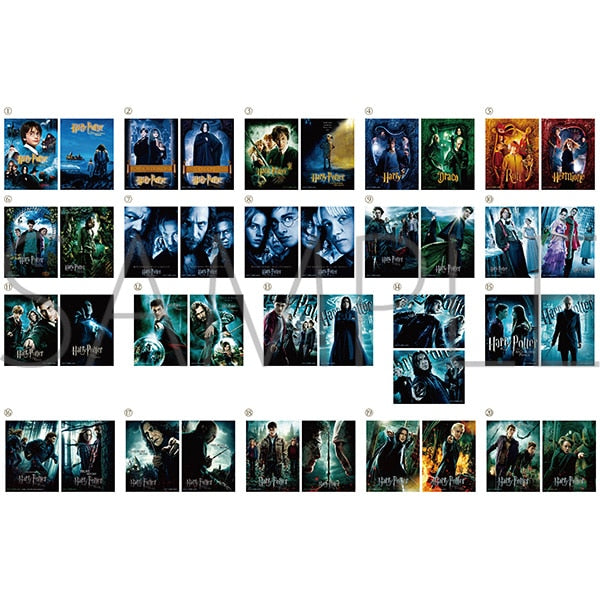 Harry Potter Poster Sticker Collection Live Action tcs