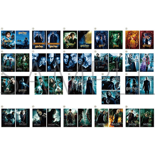 Harry Potter Poster Sticker Collection Live Action tcs