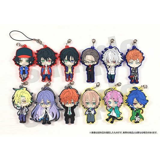 ﾋﾌﾟﾉｼｽﾏｲｸ ﾗﾊﾞｰｽﾄﾗｯﾌﾟ ｲｹﾌﾞｸﾛ/ﾖｺﾊﾏ/ｼﾌﾞﾔ/ｼﾝｼﾞｭｸ ちびｷｬﾗ (MOVIC) keychain