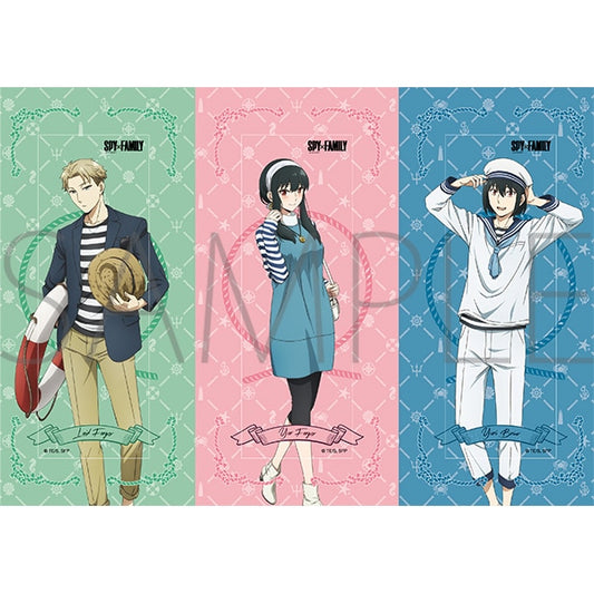 「SPY×FAMILY」　クリアしおり3枚セット　ロイド・ヨル・ユーリ