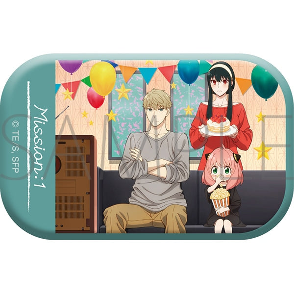 「SPY×FAMILY」　スクエア缶バッジ　MISSION:1「オペレーション〈梟〉」メインビジュアル can badge