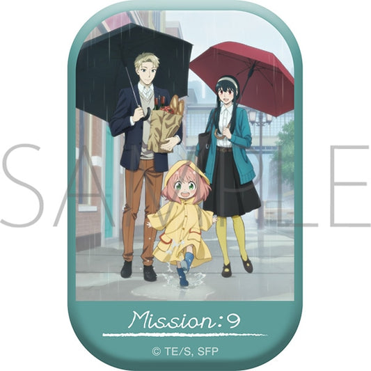 「SPY×FAMILY」　スクエア缶バッジ　MISSION:9「ラブラブを見せつけよ」メインビジュアル can badge