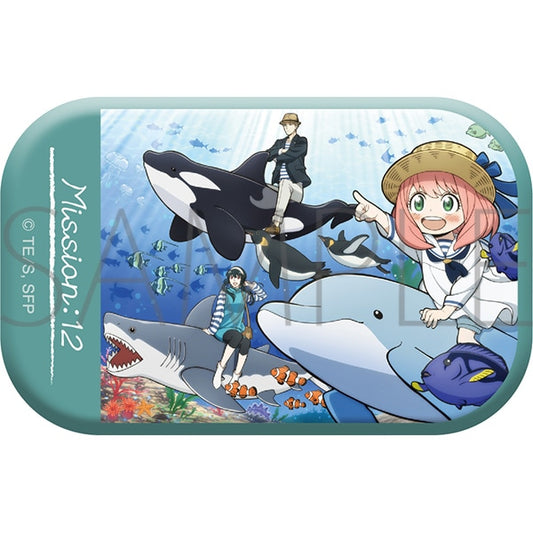 「SPY×FAMILY」　スクエア缶バッジ　MISSION:12「ペンギンパーク」メインビジュアル can badge