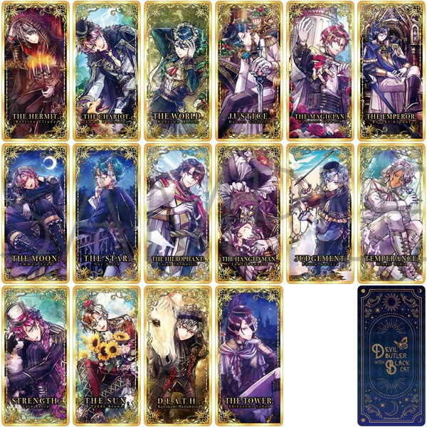 悪魔執事と黒い猫　タロット風カードコレクションtcs