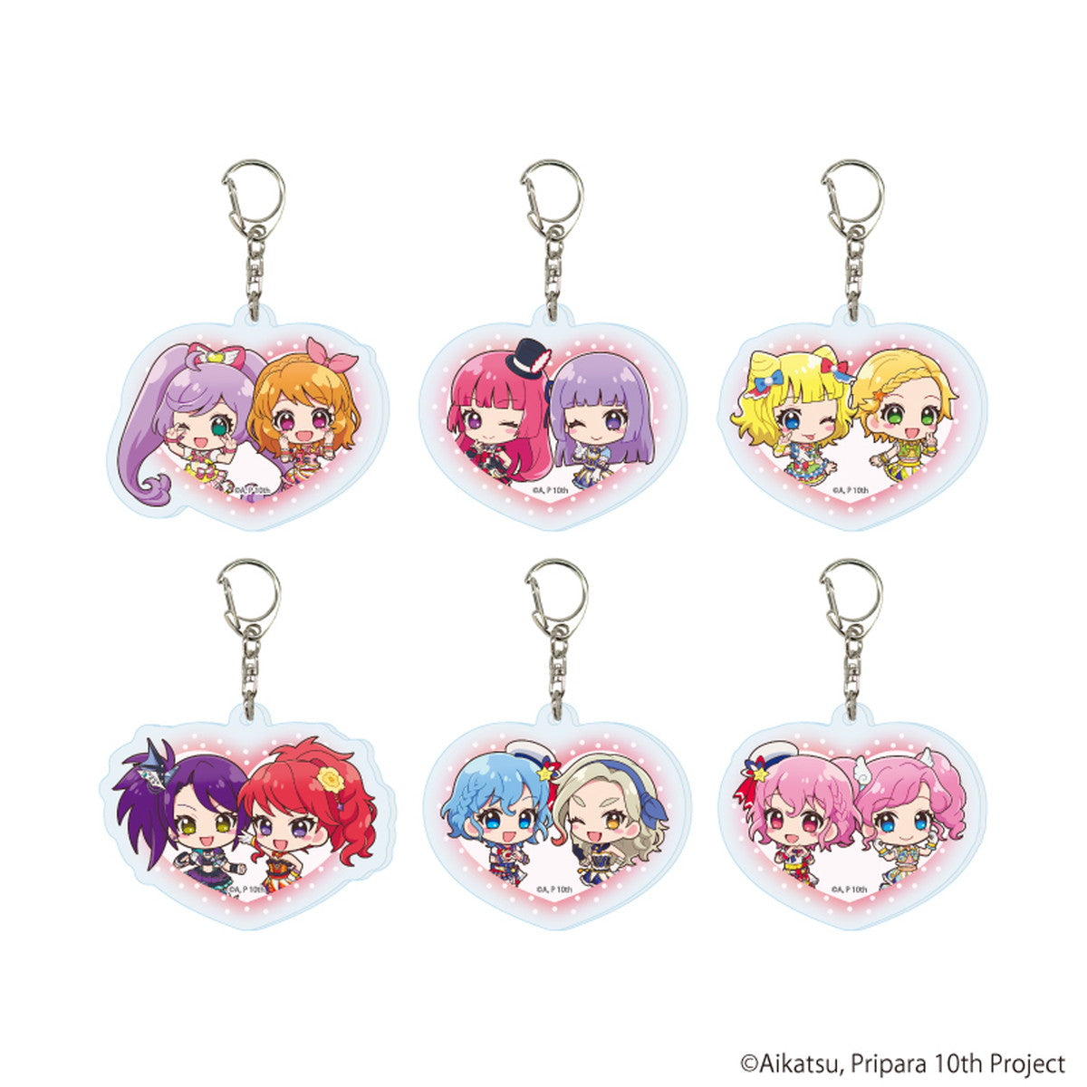 アクリルキーホルダー「アイカツ！×プリパラ THE MOVIE -出会いのキセキ！-」01(池袋)