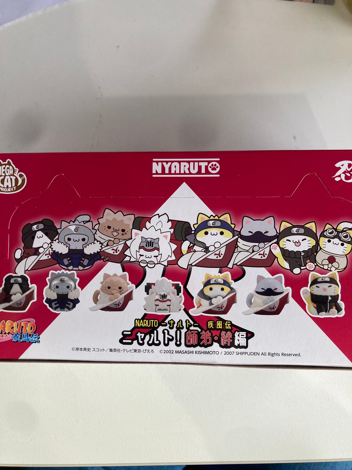 MEGA CAT PROJECT NARUTO-ナルト- 疾風伝 ニャルト！ 師弟・絆編 8個入りBOX