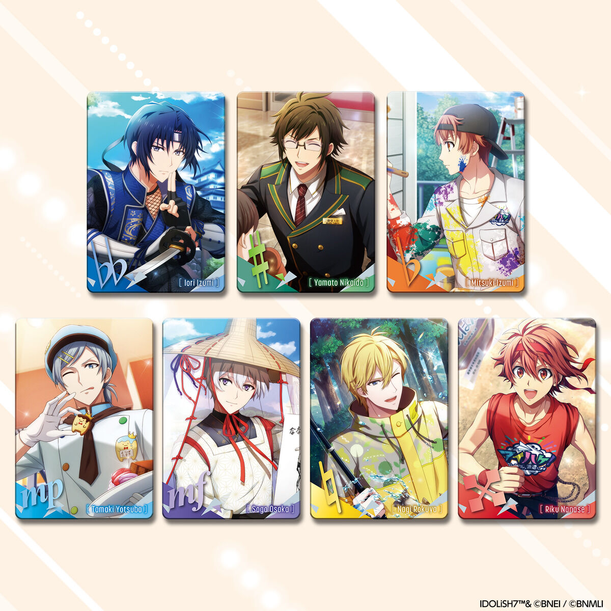 (BANDAI) アイドリッシュセブン メタルカードコレクション26