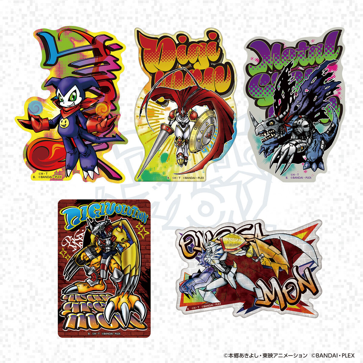 (BANDAI) デジモン ダイカットステッカーセット