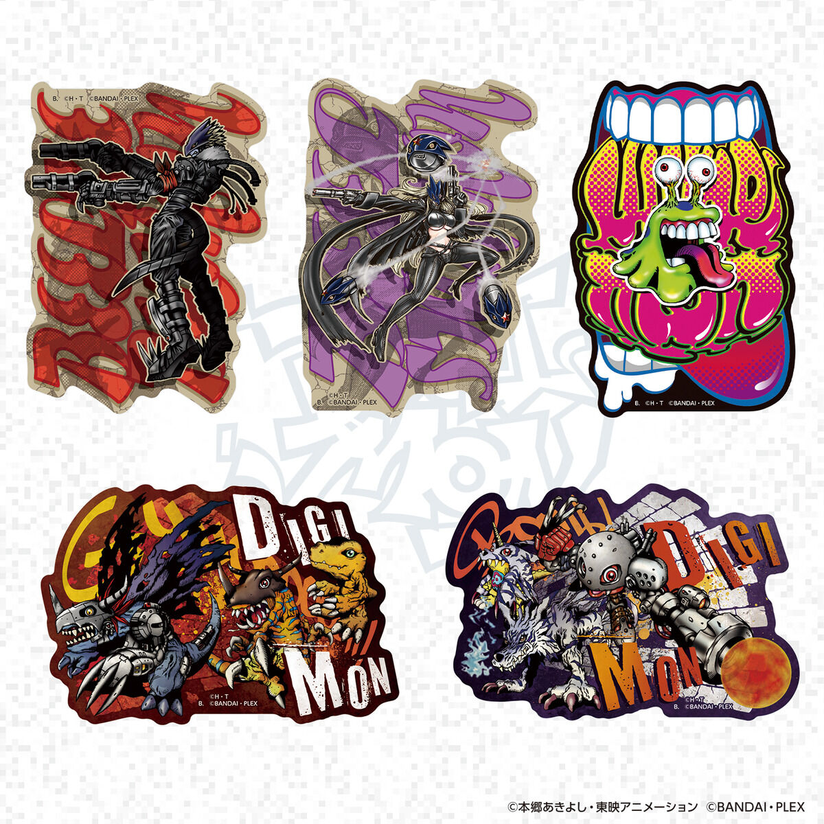 (BANDAI) デジモン ダイカットステッカーセット