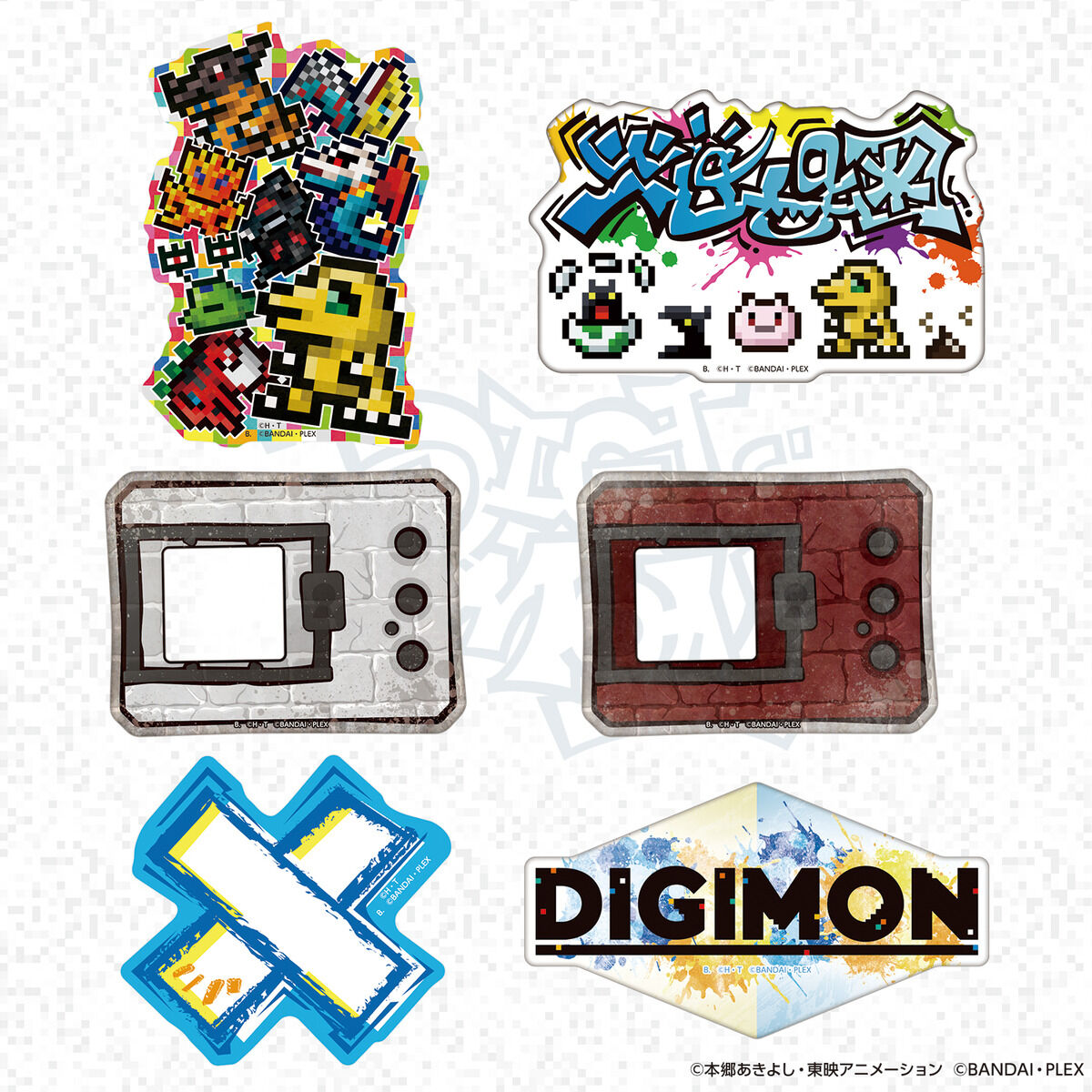 (BANDAI) デジモン ダイカットステッカーセット