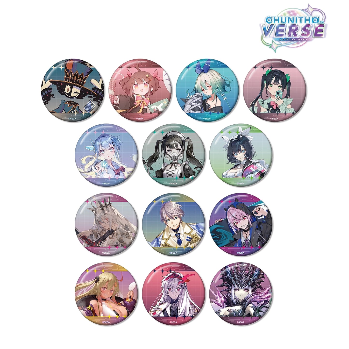 (ｱﾙﾏﾋﾞｱﾝｶ) CHUNITHM VERSE ﾄﾚｰﾃﾞｨﾝｸﾞ缶バッジ