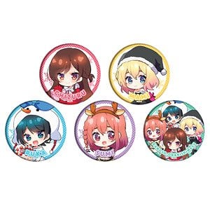 缶バッジ 彼女、お借りします 03 クリスマスVer.(ミニキャラ)