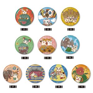 『ゴジハムくん』メタリック缶バッジ 01 第1弾 10個入りBOX[CS.FRONT]