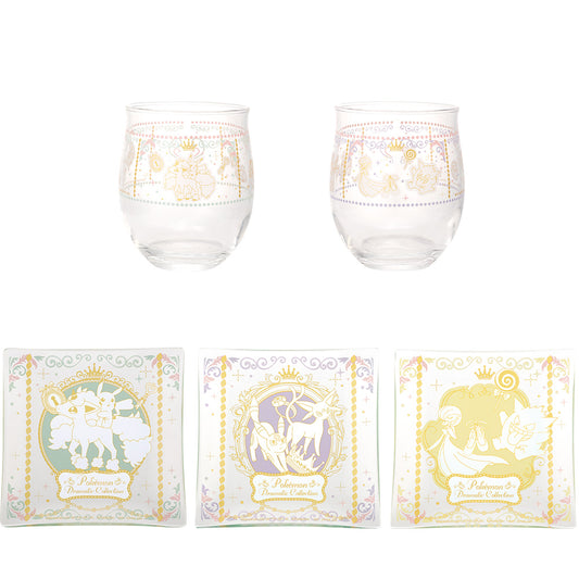 一番 ichiban kuji Pokémon for you～Dramatic Collection～ D賞 ガラステーブルウェア 兩個set