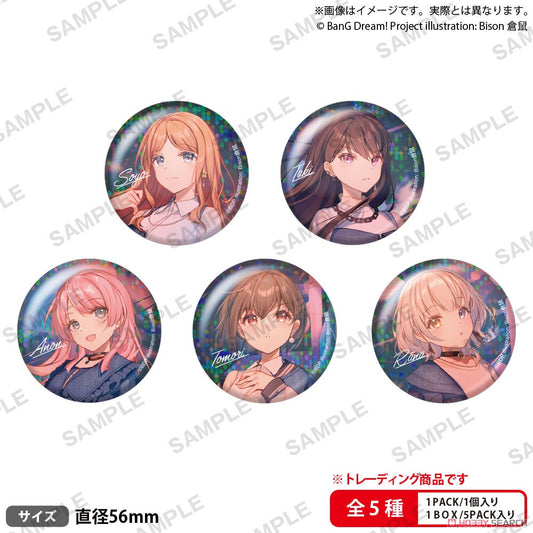 (Bushi-road) BanG Dream! It's MyGO!!!!! TDﾎﾛｸﾞﾗﾑ缶ﾊﾞｯｼﾞ 記念ﾋﾞｼﾞｭｱﾙ ver.