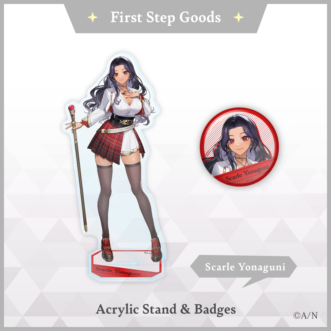 【First Step Goods】NIJISANJI EN『ILUNA』デビュー記念 スカーレ ヨナグニ アクリルスタンド