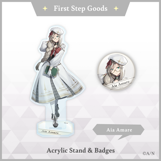 【First Step Goods】NIJISANJI EN『ILUNA』デビュー記念 アイア アマレ アクリルスタンド