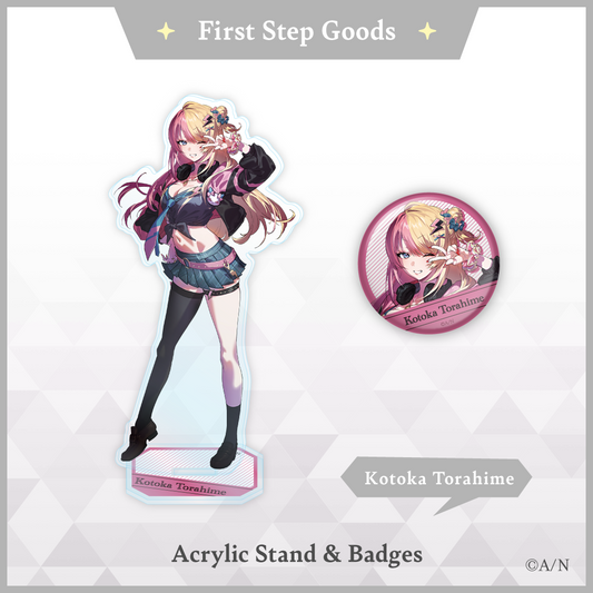 にじさんじ【First Step Goods】虎姫 コトカ 缶バッジ vtuber