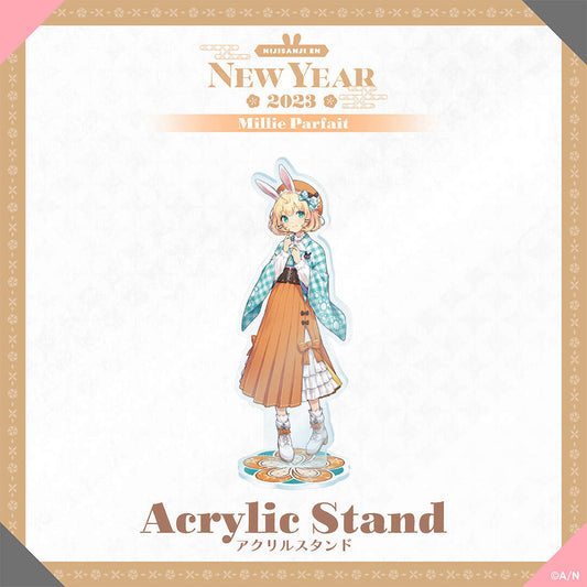 にじさんじ【EN New Year Goods 2023】アクリルスタンド ミリー・パフェ vtuber stand