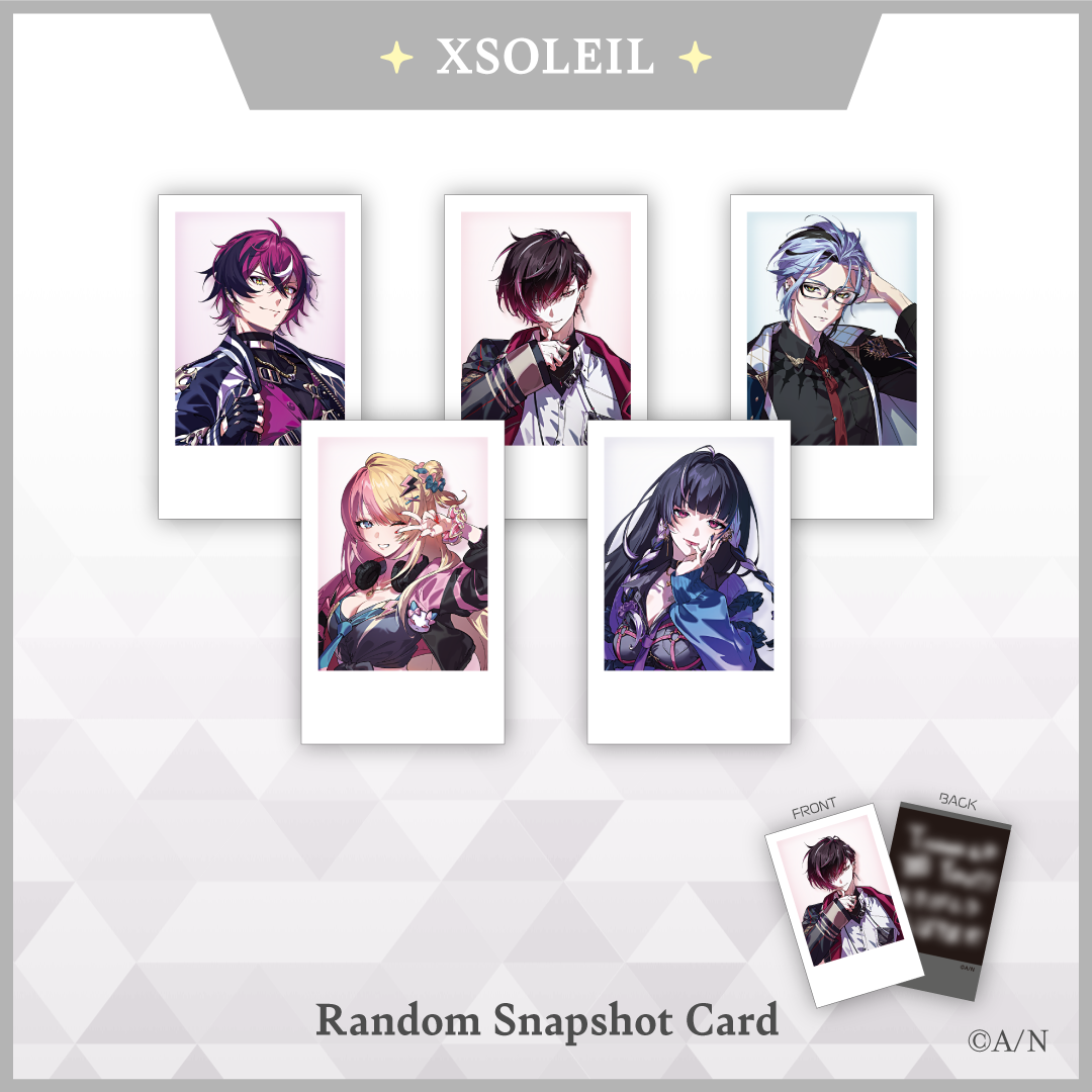 【XSOLEIL】ランダムチェキ風カード vtuber card