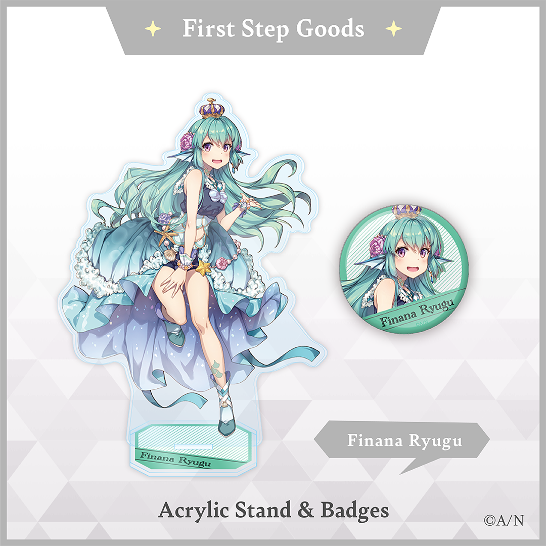 【First Step Goods】フィナーナ竜宫綶バッジvtuber