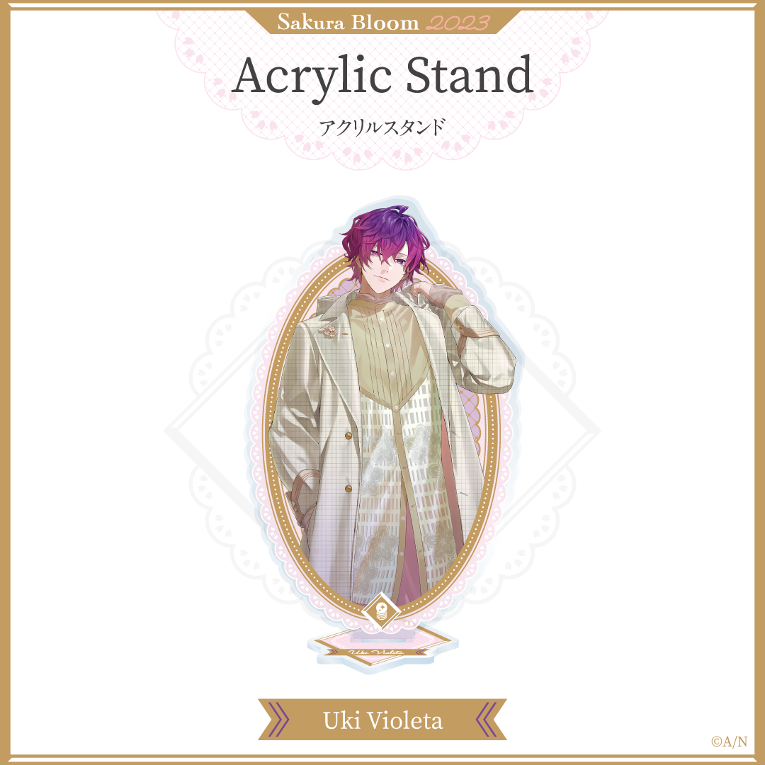 にじさんじ【Sakura Bloom 2023】アクリルスタンド 浮奇・ヴィオレタ vtuber stand
