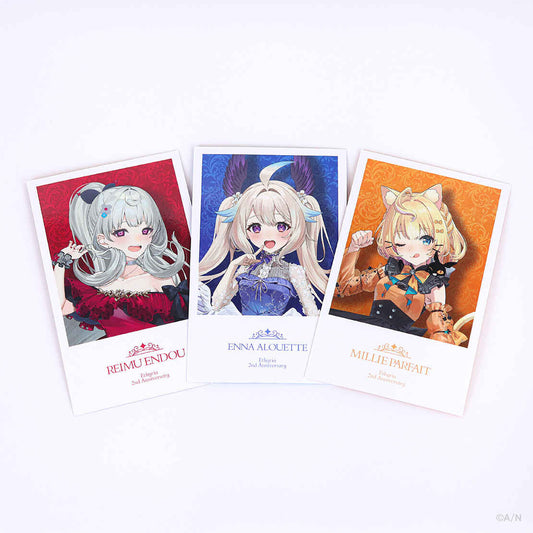 にじさんじ【Ethyria 2nd Anniversary】ランダムチェキ風 カード vtuber card