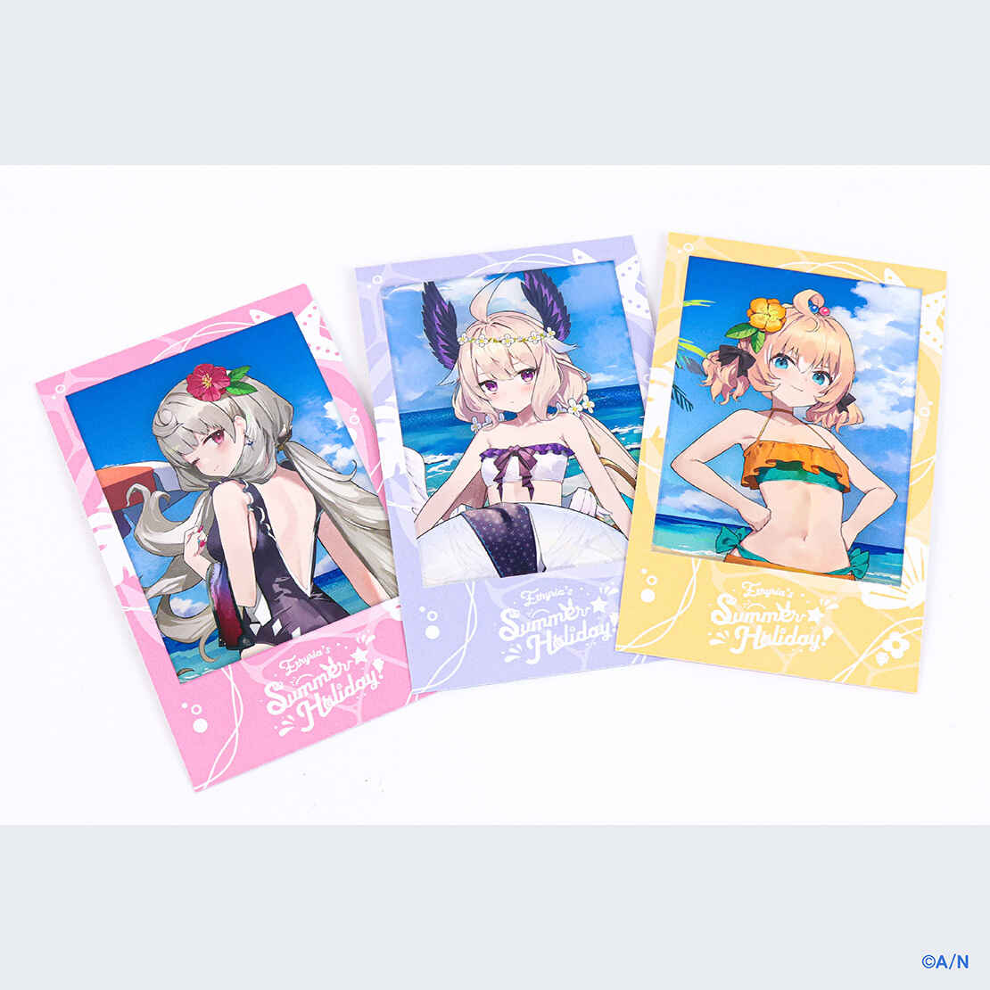 【Ethyria's Summer Holiday!】ランダムチェキ风カードvtuber card
