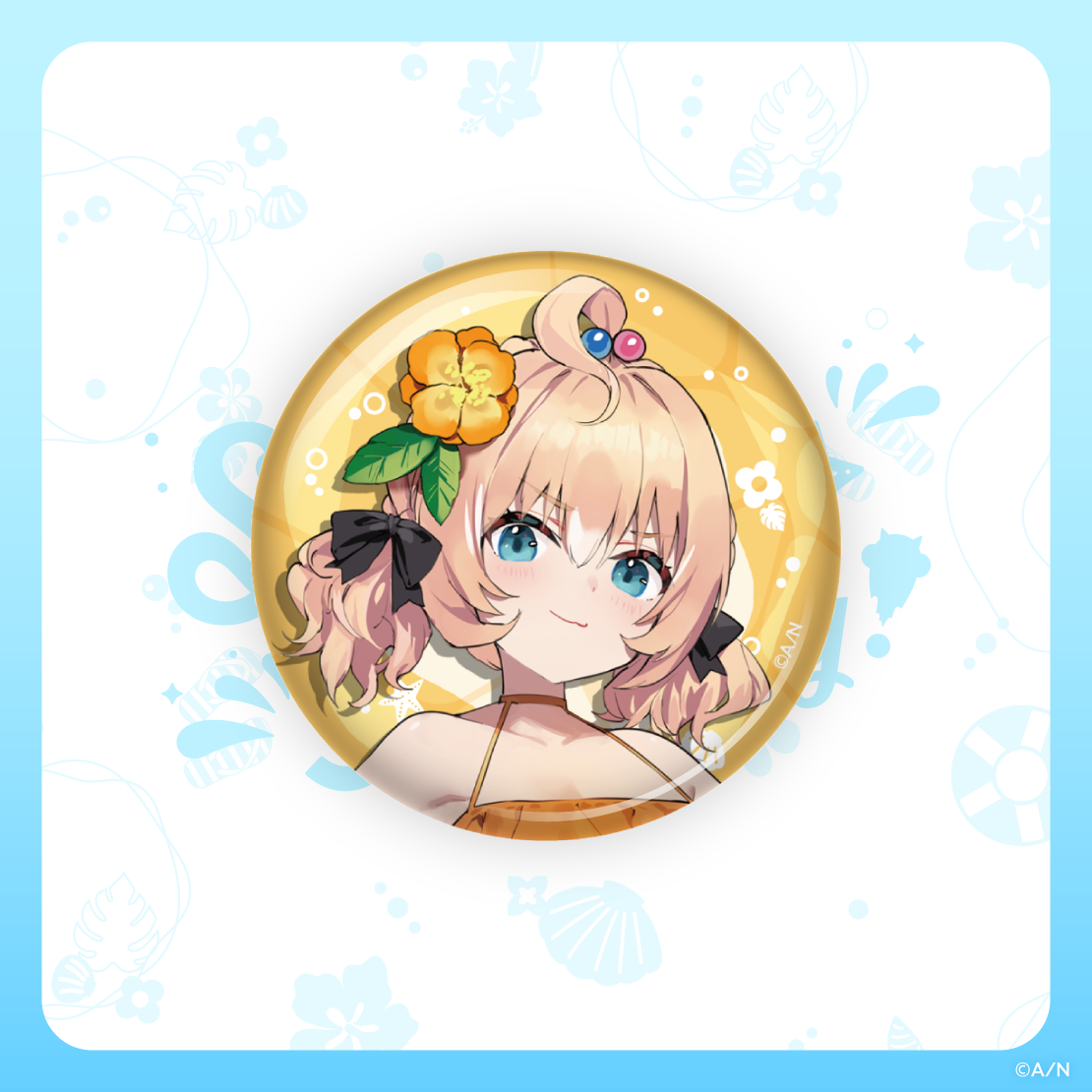 【Ethyria's Summer Holiday!】缶バッジ ミリー・パフェ vtuber badge