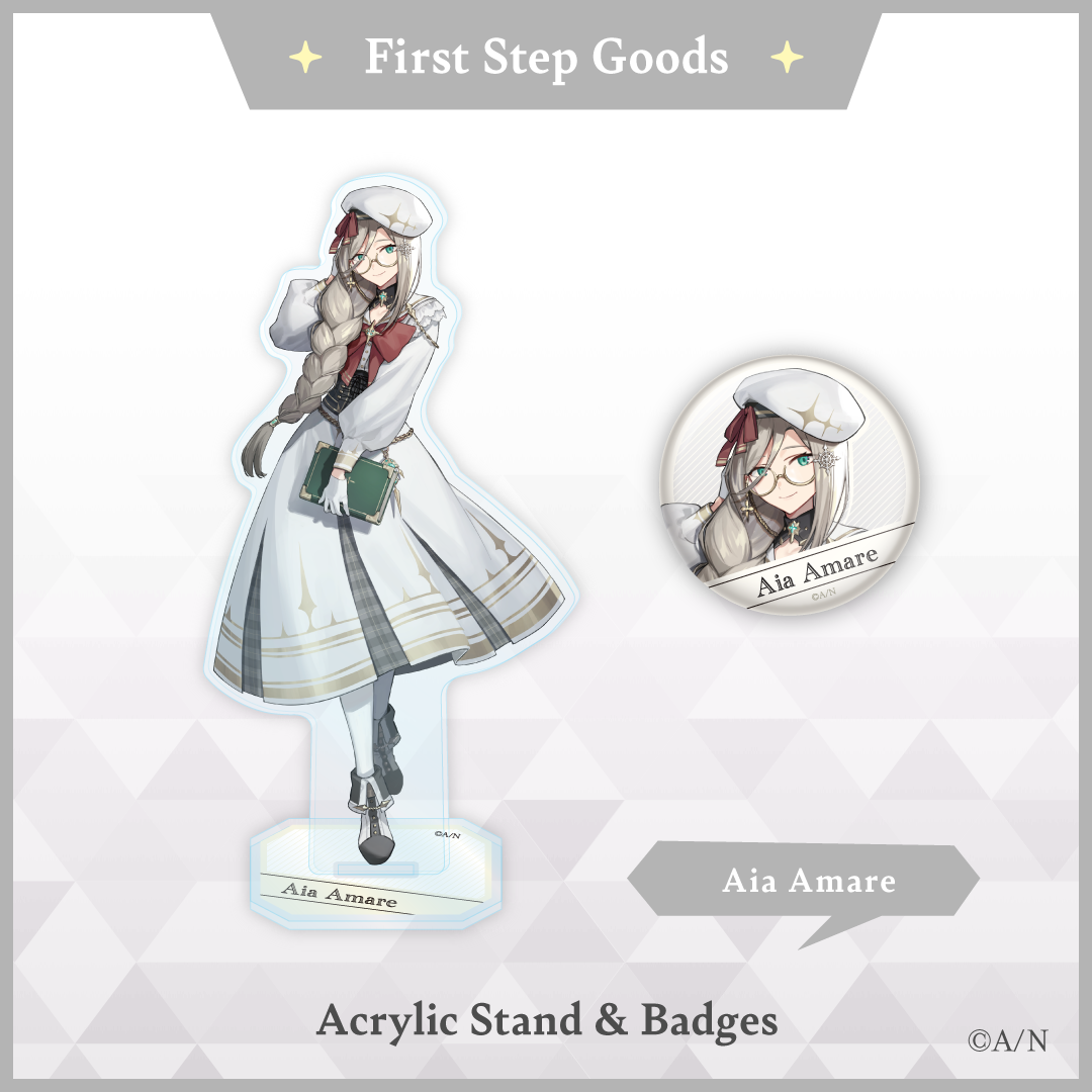 【First Step Goods】NIJISANJI EN『ILUNA』デビュー記念 アイア アマレ アクリルスタンド