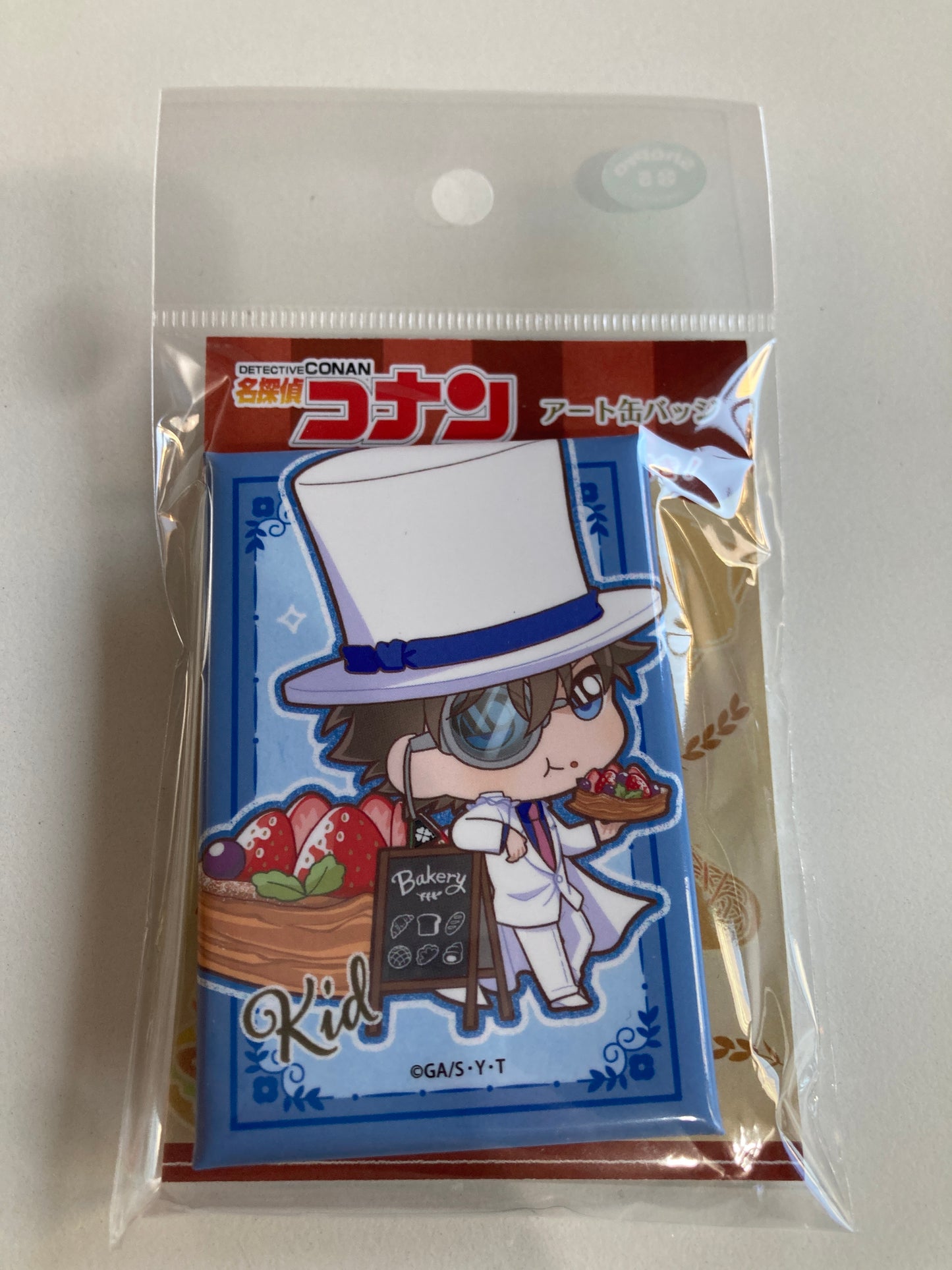 名探偵コナン アート缶バッジ 怪盗キッド きゃらペコ ベーカリー(池袋)