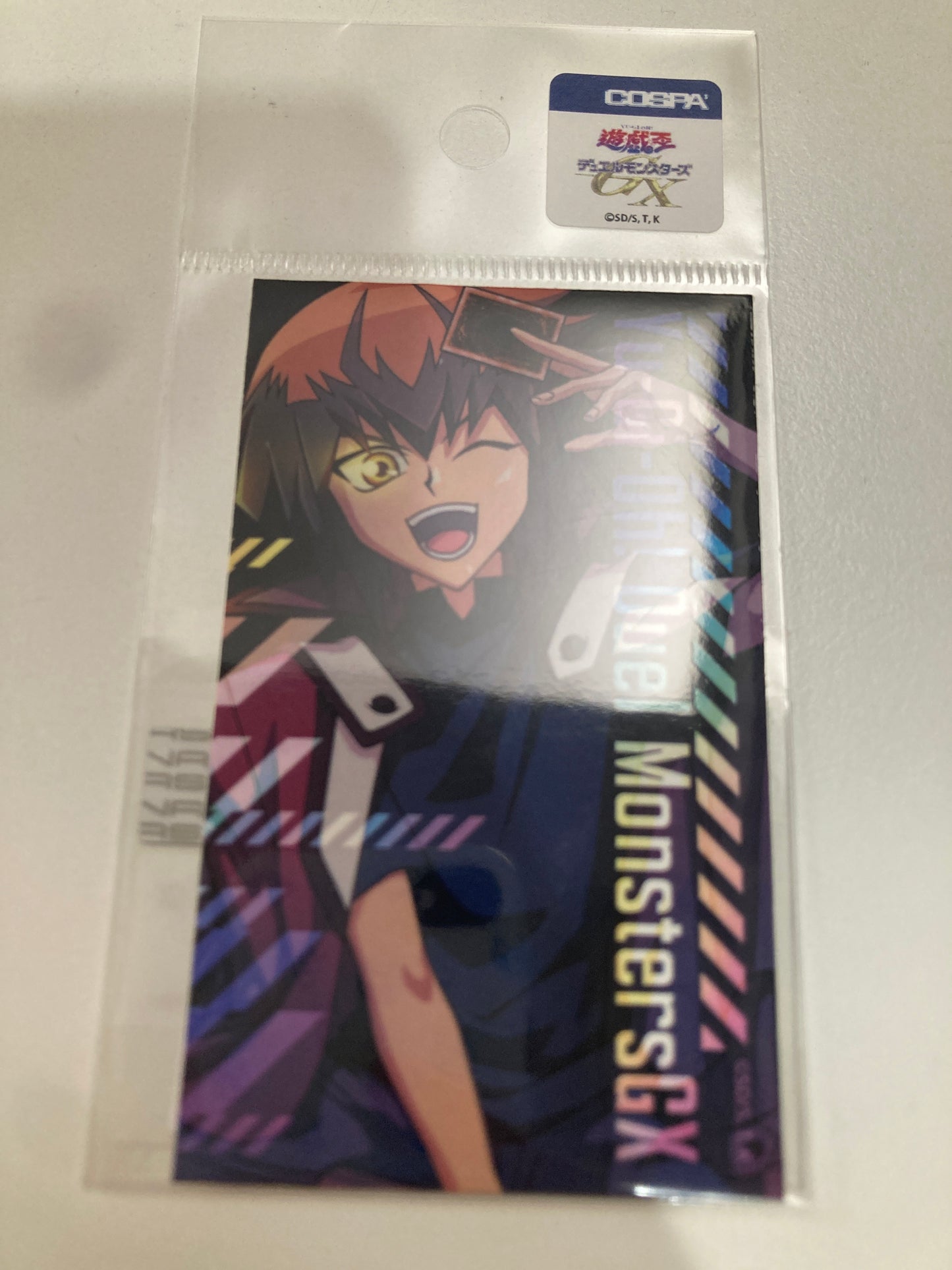 遊☆戯☆王デュエルモンスターズGX 描き下ろし 遊城十代 ミニステッカー 最強の決闘者達Ver. (池袋)
