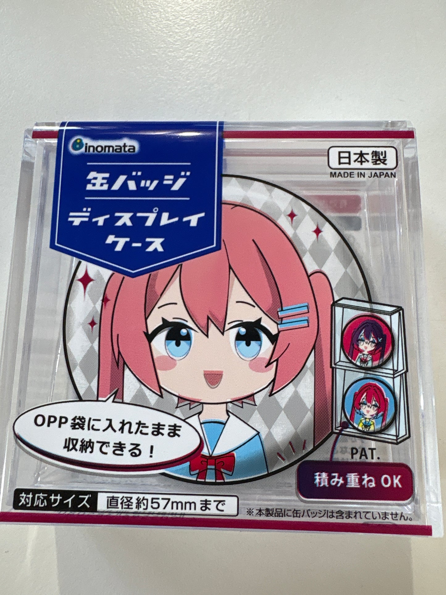 缶バッジディスプレイケース (IKE)