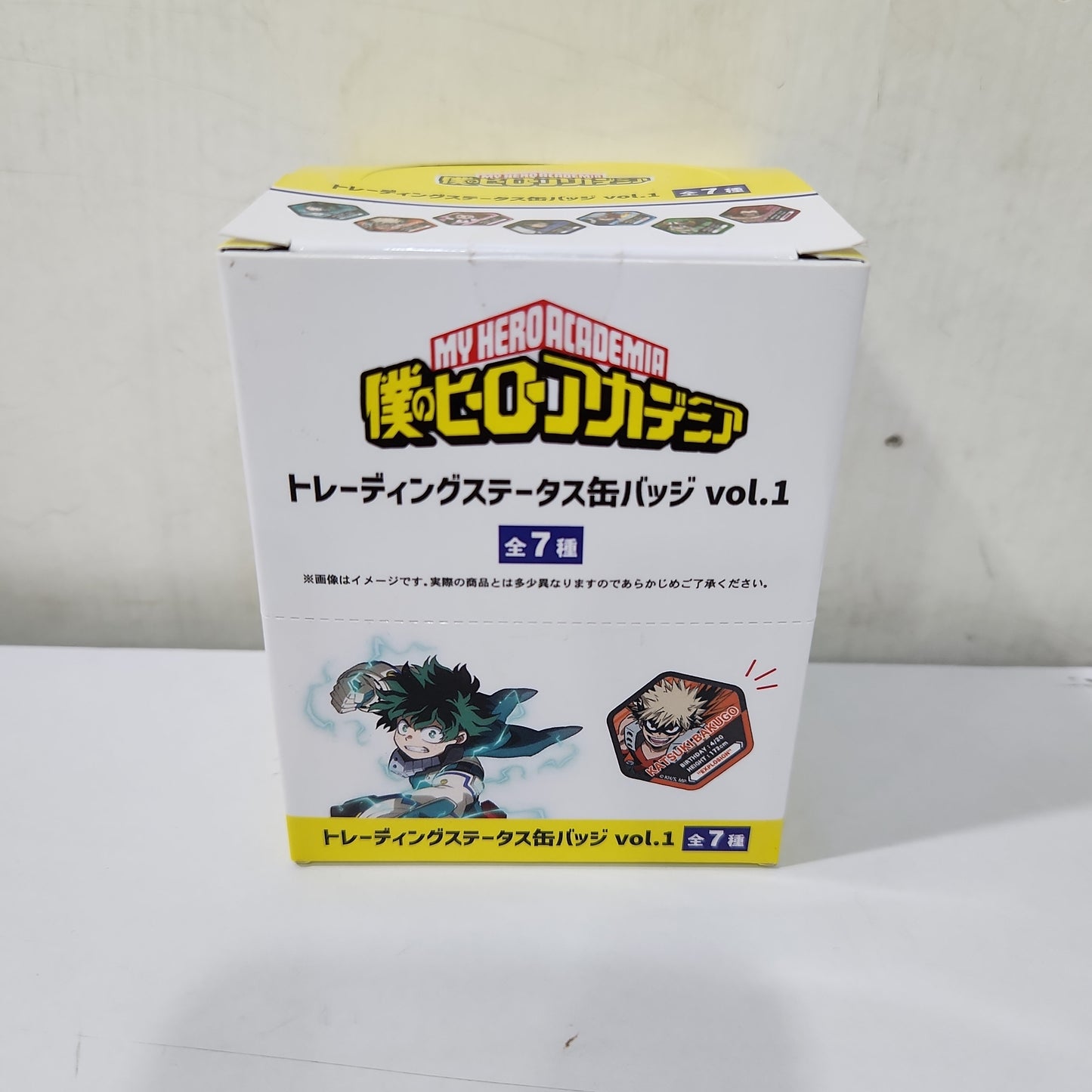僕のヒーローアカデミア トレーディングステータス缶バッジvol.1