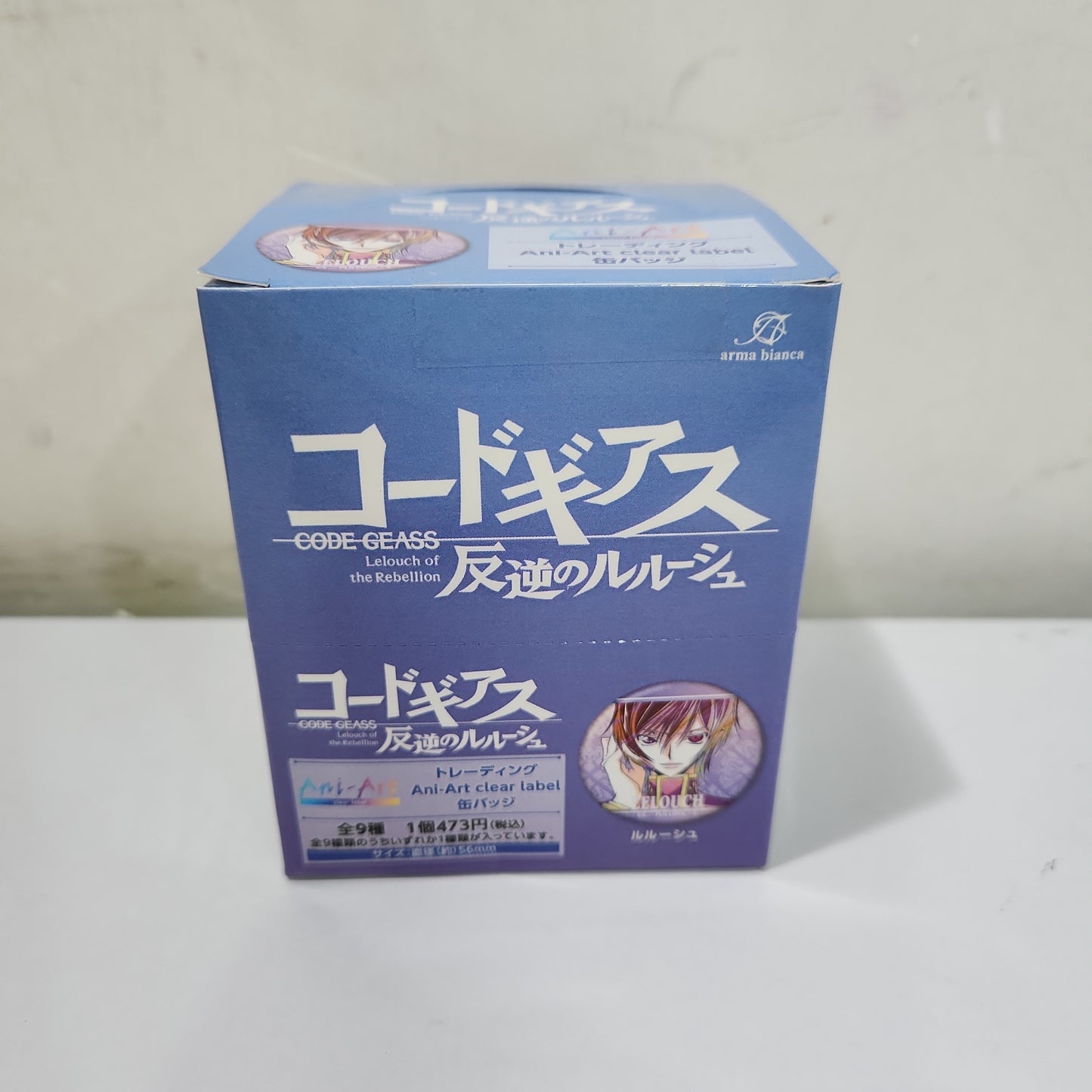 コードギアスcounterverseのルルーシュトレーディングAni-Art clear label 綶バッジ