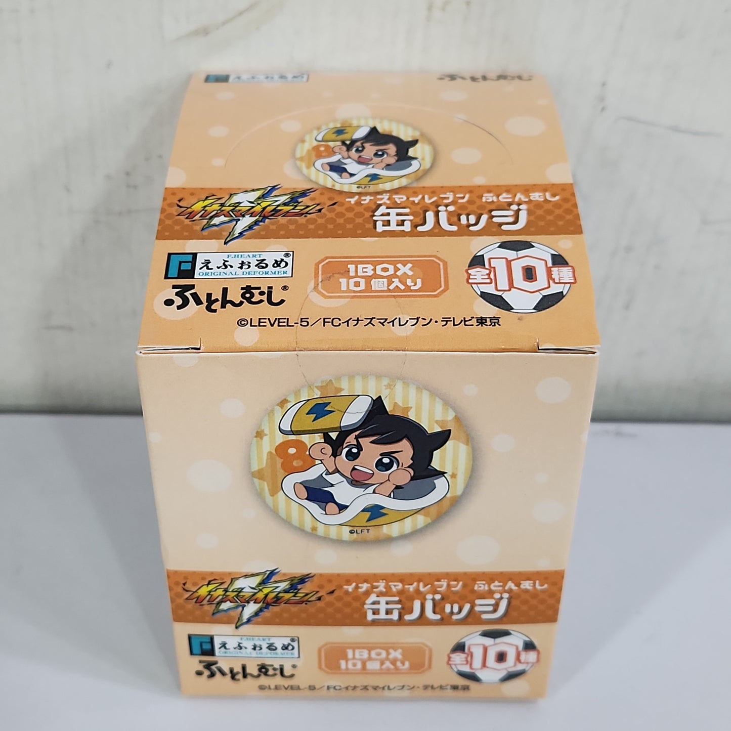 イナズマイレブンふとんむし缶バッジtcb