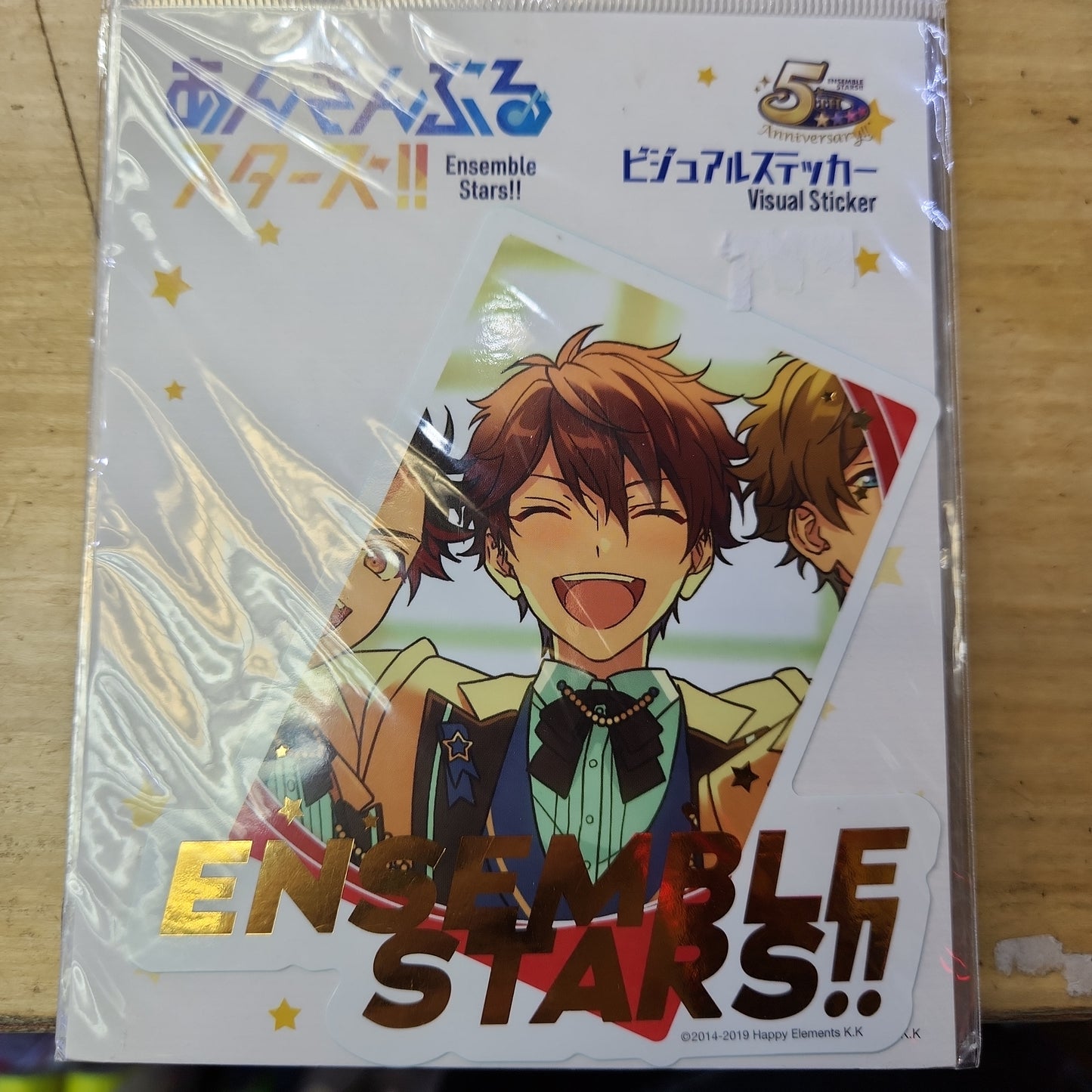 守沢千秋 ビジュアル ステッカー 「あんさんぶるスターズ!! あんスタ!!5周年ありがとう!STORE」