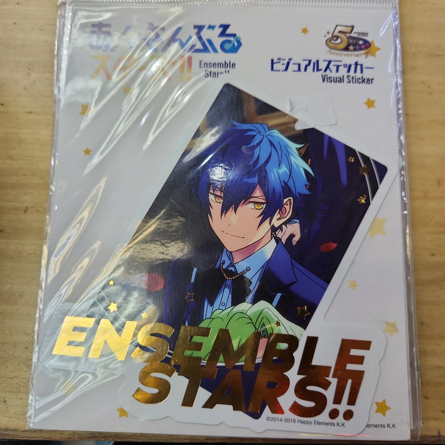 Ripple ジュンビジュアルステッカー「あんさんぶるスターズ!! あんスタ!!5th anniversary ありがとう!STORE」