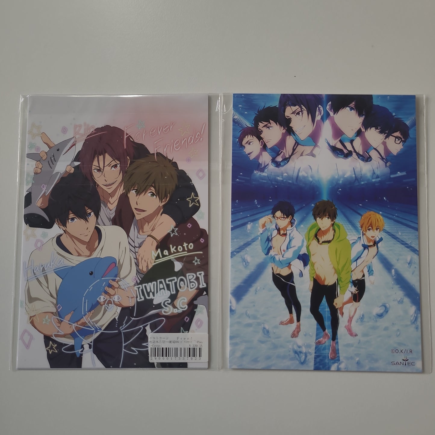 freeアニメイト　池袋本店限定　Free! ポストカード t s